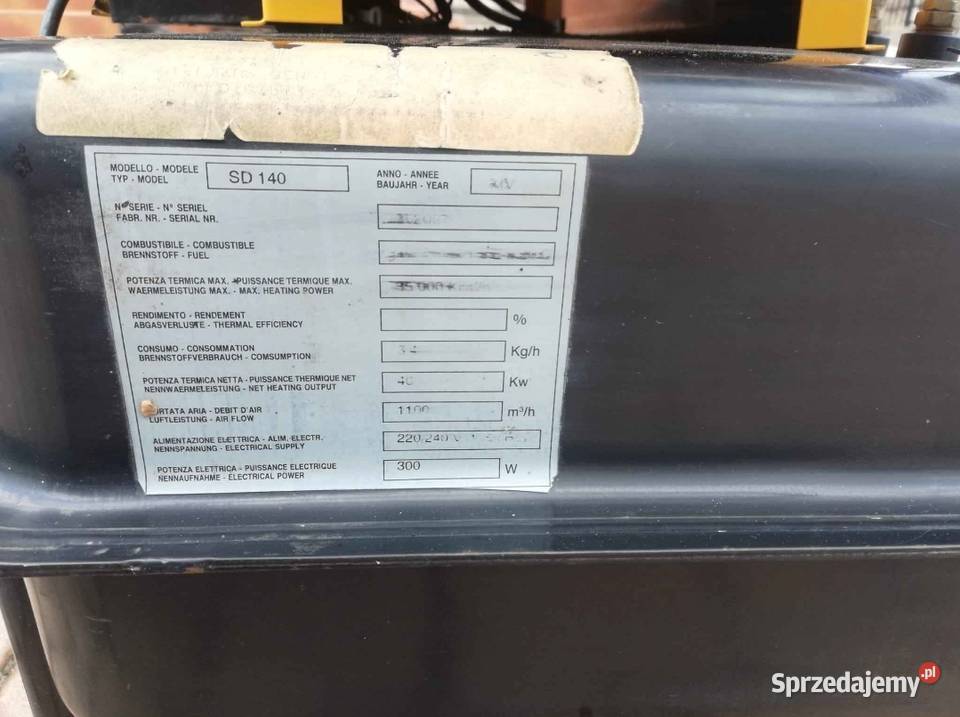 Nagrzewnica Działko Grzewcze Accubel SD140 Mocne Rzeszów