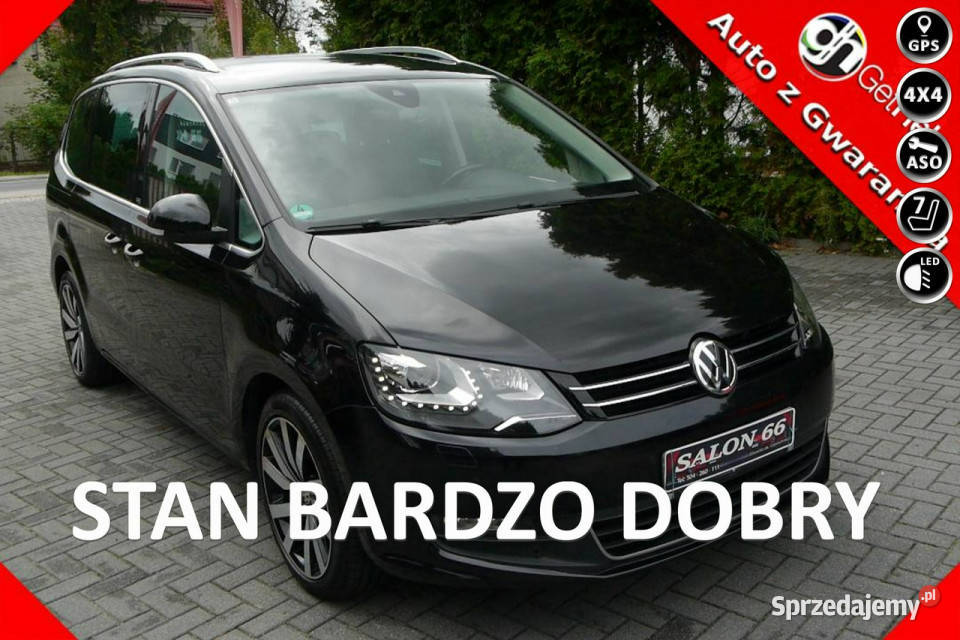 Volkswagen Sharan 20tdi 4x4 7osob Full Led Navi 150KM Częstochowa