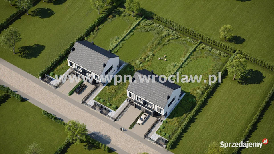 Dom bliźniak do sprzedania 118m2 Wrocław utwardzona