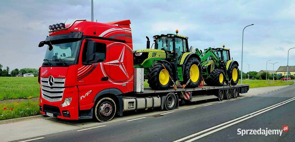 transport niskopodwoziowy maszyny budowlane Transport specjalistyczny Olsztyn