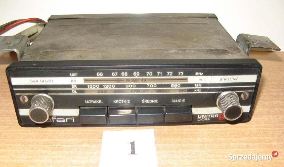 Radio samochodowe Safari SMT301 i ECHO SSS101 Dąbrowa Górnicza sprzedam