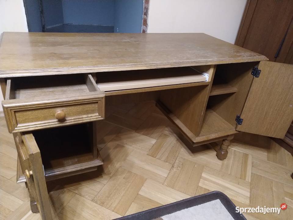 Biurko drewniane Ogrodzieniec