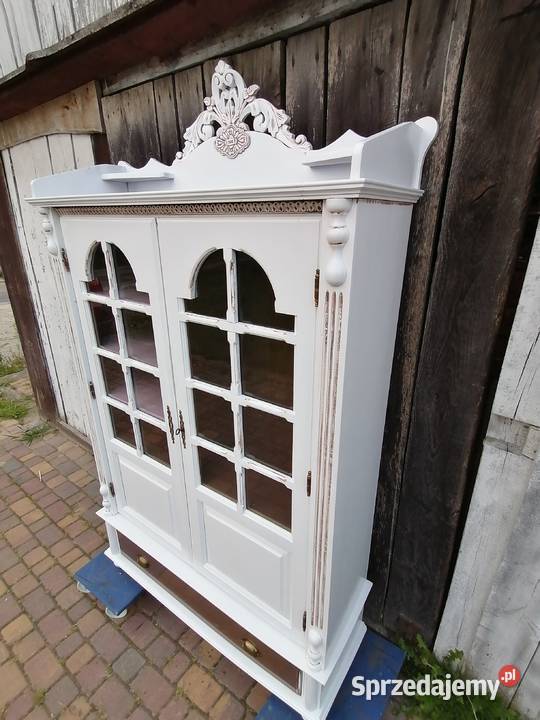 Witryna przeszklona shabby chic Wąwolnica