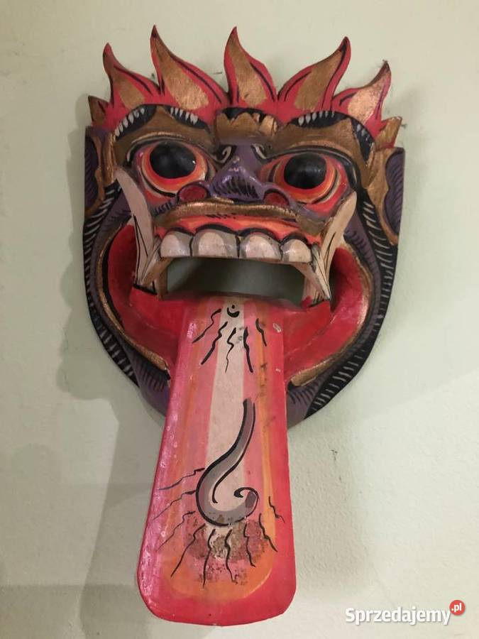 Maska etniczna plemienna Afryka Azja Bali Kraków