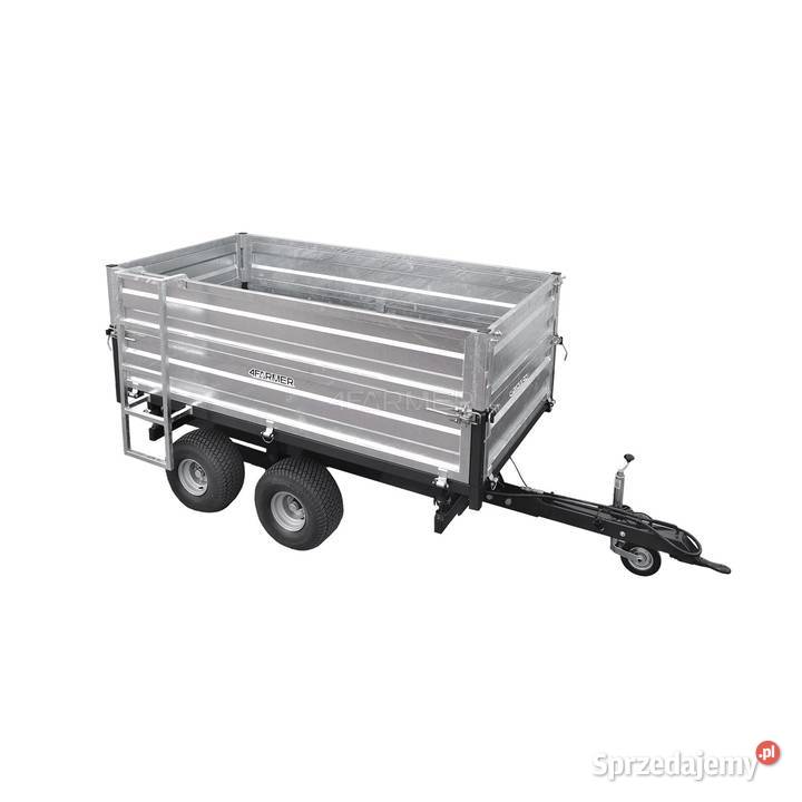 Przyczepa rolnicza dwuosiowa 25T z kiprem i podkarpackie Tajęcina