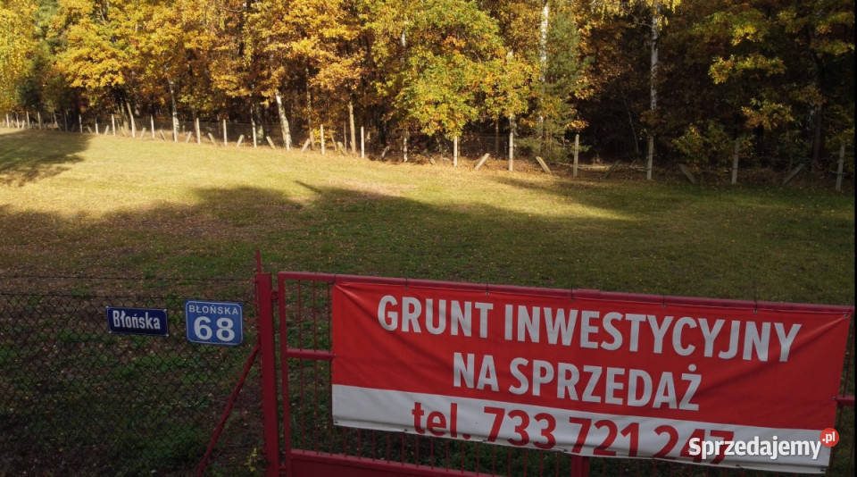 Działka Nadarzyn Błońska asfalt sprzedam
