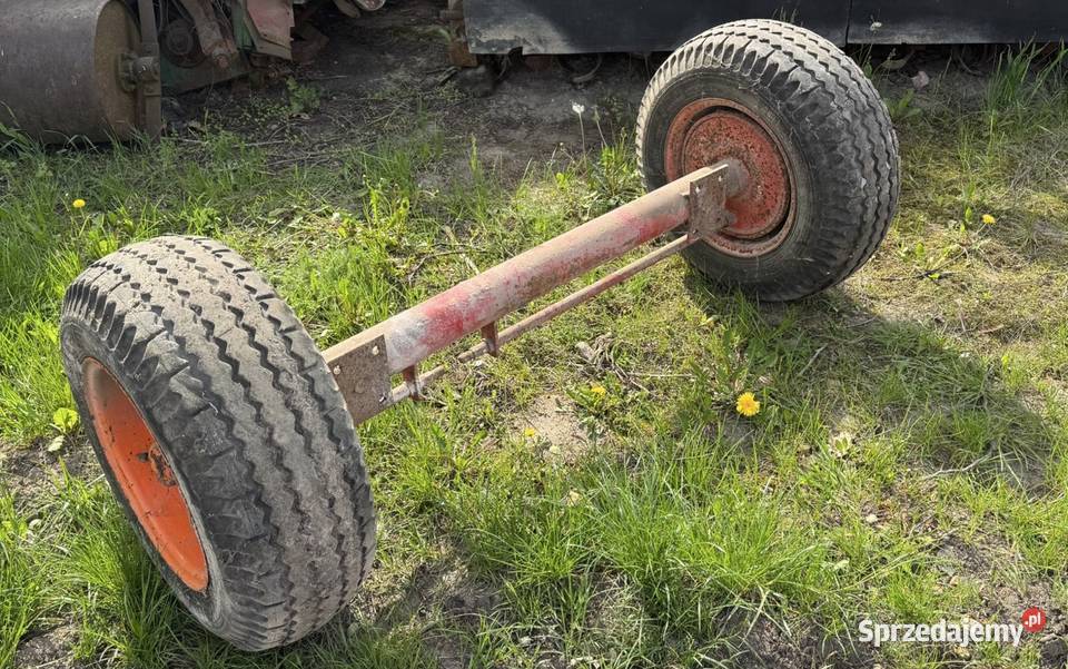 oś do przyczepy rolniczej rolnicza ośka z kołami wielkopolskie Strzydzew sprzedam