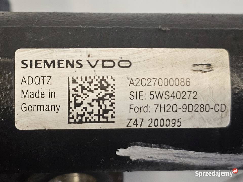 RANGE ROVER SPORT 27 TDV6 276DT 190 Listwa osobowe Układ paliwowy sprzedam