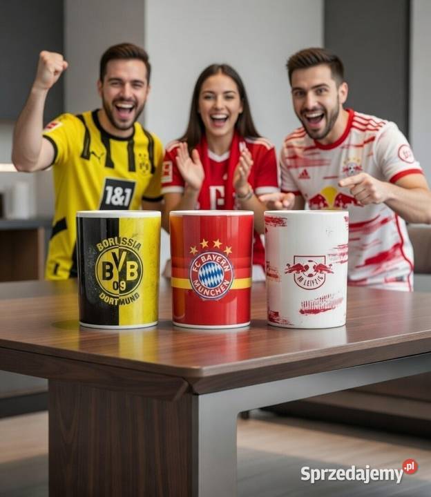 Bundesliga zestaw prezentowy niego 3 kubki mazowieckie