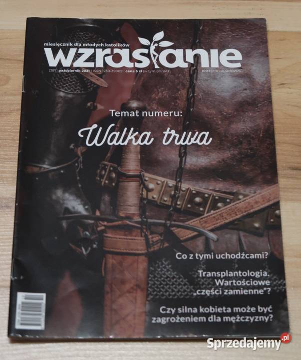 miesięcznik młodych katolików pt WZRASTANIE Czasopisma mazowieckie Siedlce