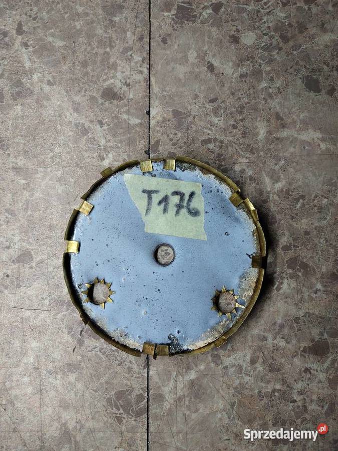 T175 Środek tarczy zegara seledynka w otwór 86mm