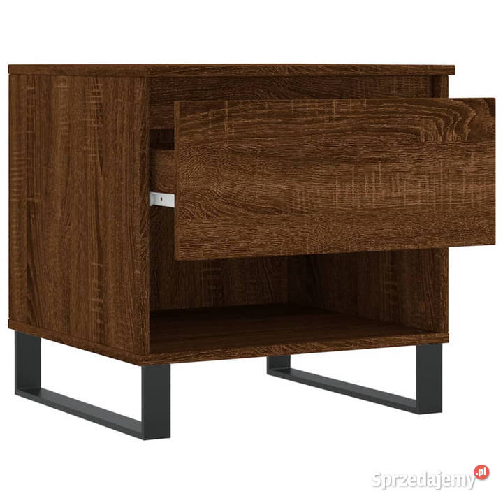 Stoliki kawowe 2 brązowy dąb 50x46x50 WM830939