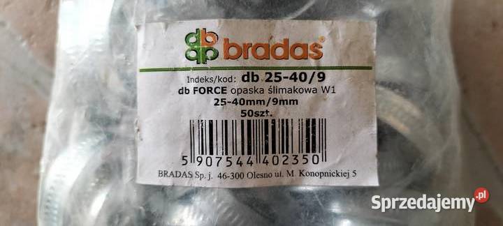 Opaska ślimakowa Bradas 25409mm Żagań sprzedam
