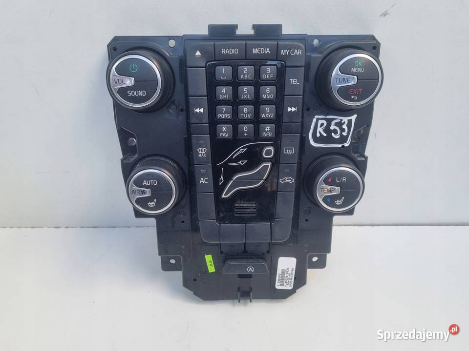 Volvo V40 II PANEL RADIA Klimatyzacji nawiewu Panele sterowania, przełączniki Janów