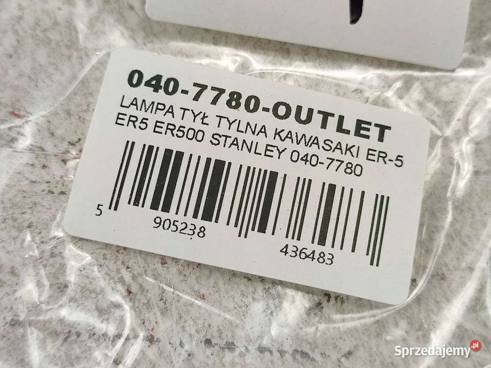 LAMPA TYLNA KAWASAKI ER5 ER5 ER500 STANLEY osobowe