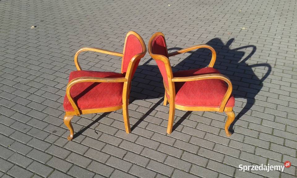 Fotel PRL design Art Deco Ludwik lata 40 50 pomorskie Gdynia