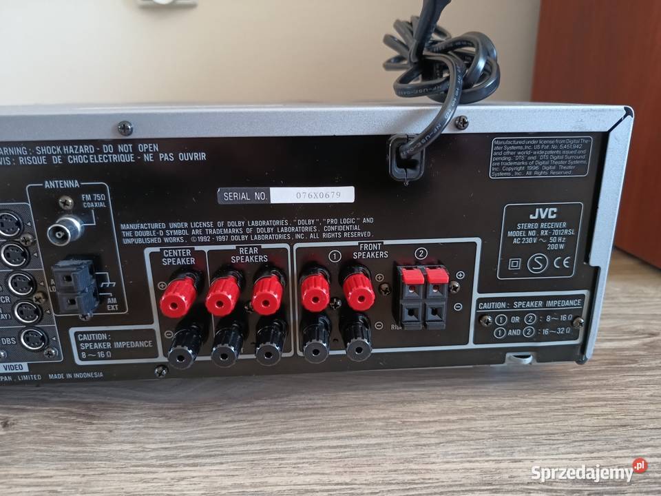 Amplituner JVC RX7012R radio wzmacniacz Elektronika Grudziądz sprzedam