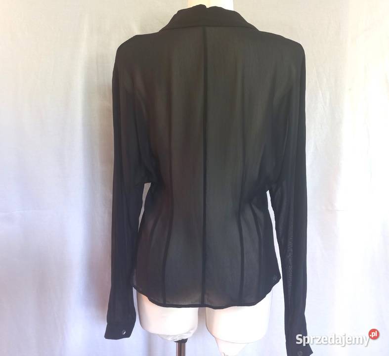 Bluzka czarna Długi Rękaw r 3840 elegancka NOWA długi Białystok sprzedam