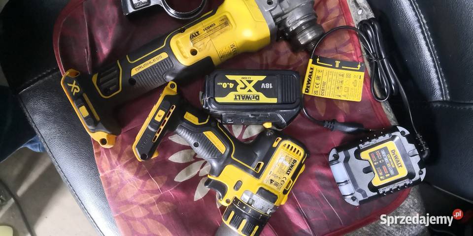 DeWalt DCG405 DCD790 ładowarka i akumulator 4Ah lubelskie Hrubieszów
