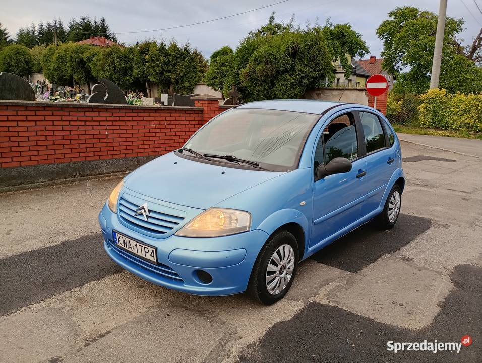 Citroen C3 11 60 2005r Klimatyzacja 175 Ładny ABS małopolskie Bulowice