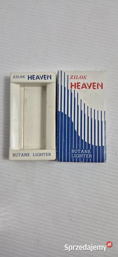 Vintage zapalniczka ZILON HEAVEN Oryginalny BOX Pozostałe Biłgoraj sprzedam