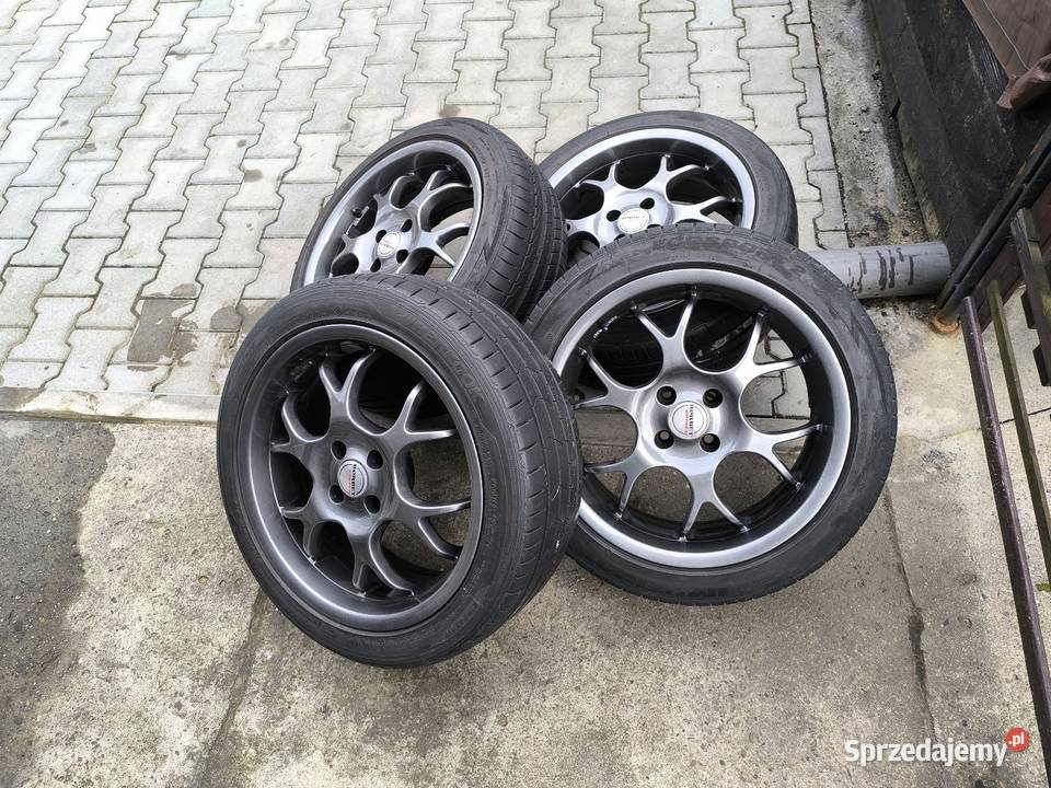 Komplet kół Borbet 174x100 z ładnymi oponami sprzedam