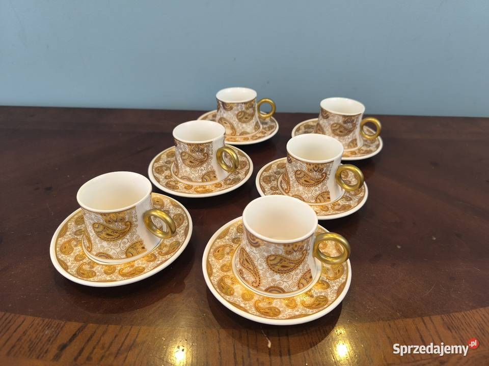 Piękny zestaw porcelany do kawy espresso Łódź