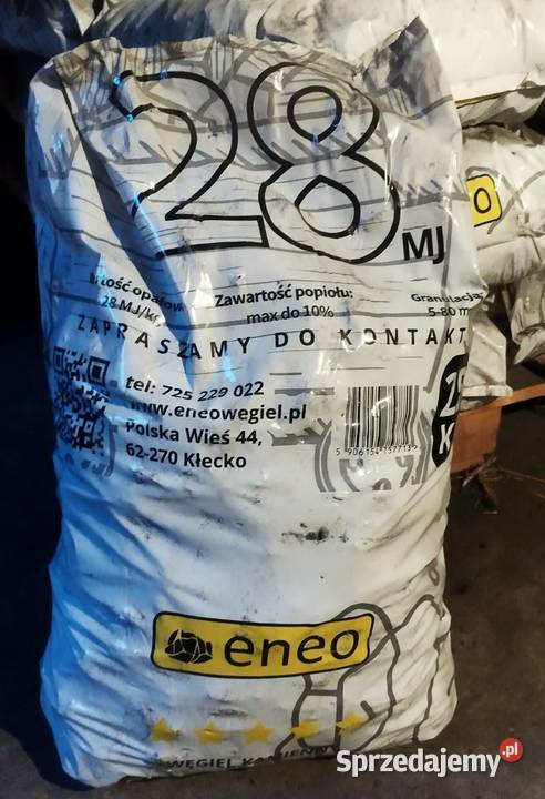 Węgiel kamienny w workach 25 orzech Ligowo