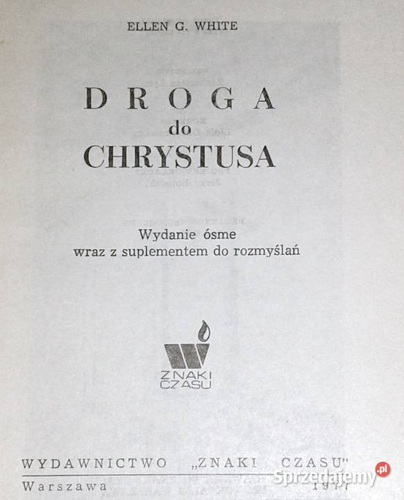 Droga do Chrystusa Ellen G White