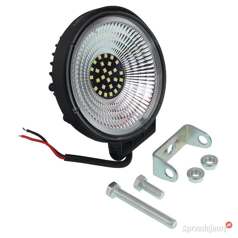 LAMPA ROBOCZA HALOGEN LED 27 LED OKRĄGŁA