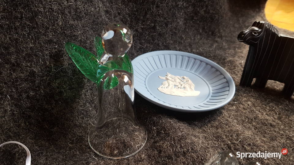 Szkło volcano anioł wedgwood Myszków
