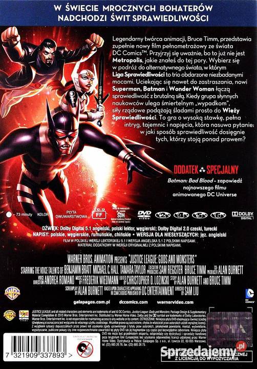 LIGA SPRAWIEDLIWOŚCI BOGOWIE I POTWORY Kalisz