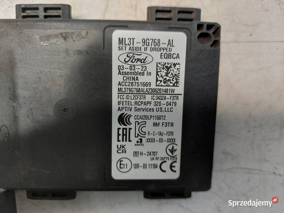 Ford Ranger VI 6 2024r RADAR SENSOR DISTRONIC