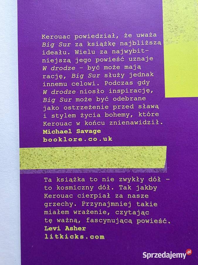 Jack Kerouac Big Sur Proza i poezja Kraków