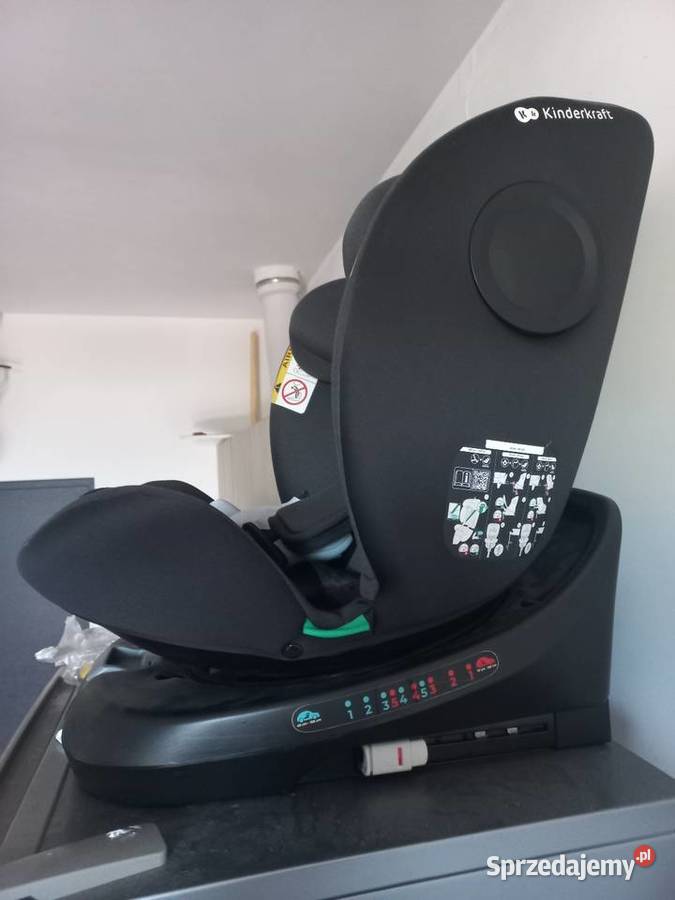 Fotelik samochodowy Kinderkraft xrider isize Testy zderzeniowe 5 punktów Łódź