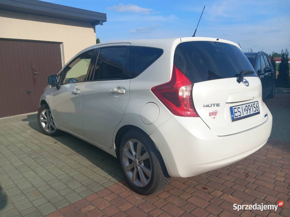 Nissan note biała perła kamery 360 CD Ocin