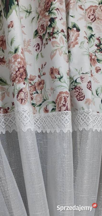 Firanki zasłonki kwiat angielski Dom i Ogród Mława