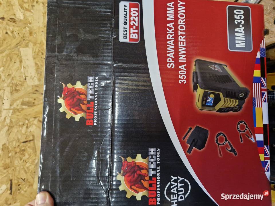 SPAWARKA Inwertorowa MMA bull tech 350 Amper LCD wielkopolskie