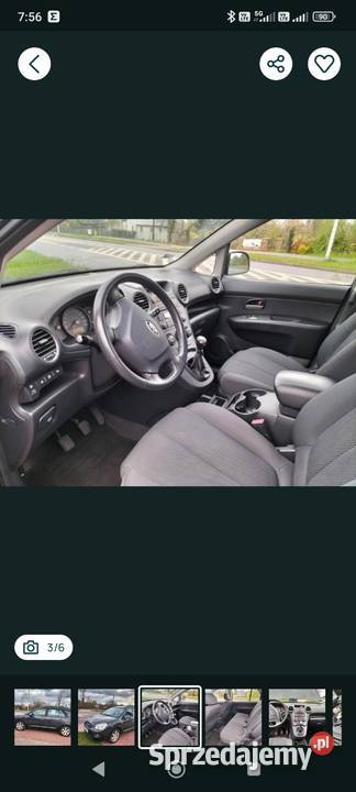 Sprzedam Kia Carens 20d 2008 świętokrzyskie Ostrowiec Świętokrzyski