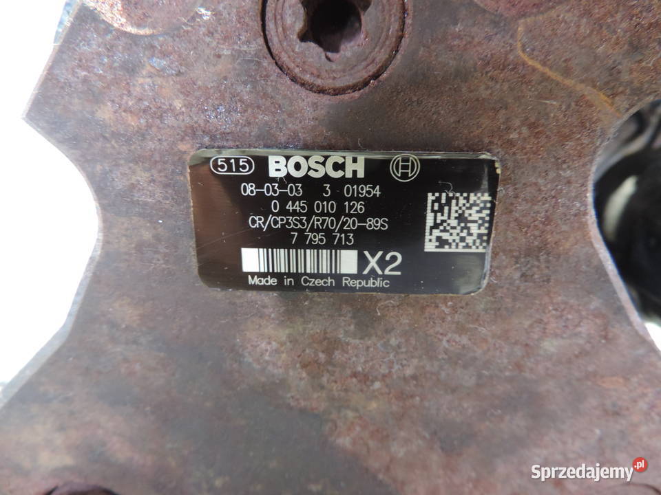 POMPA WTRYSKOWA BMW 3 E90 30 D 0445010126 osobowe