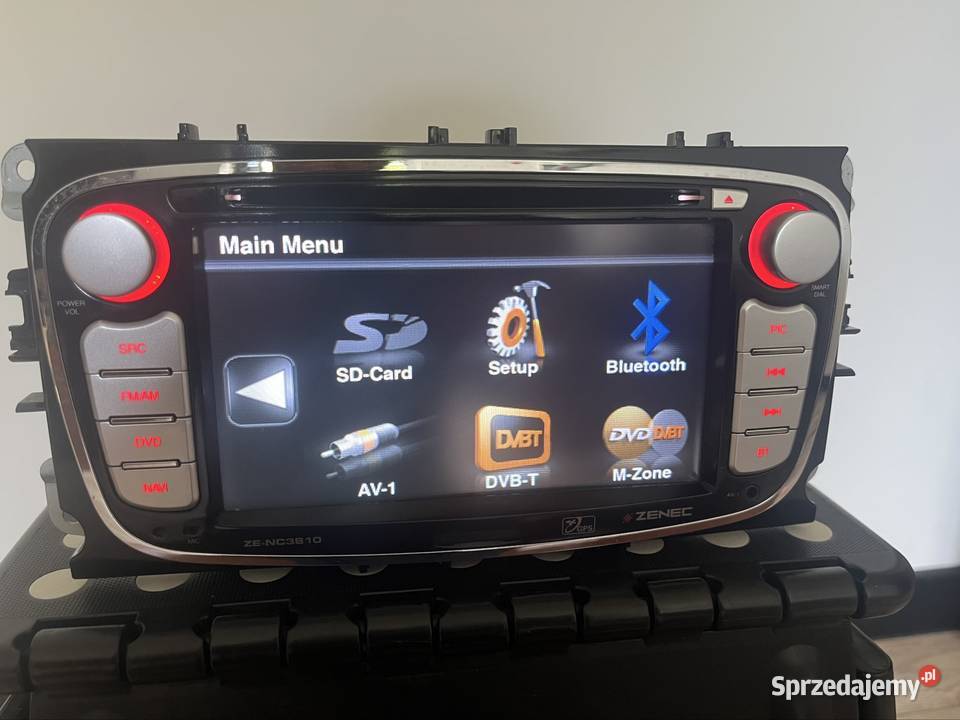 Radio Nawigacja ZENEC 3810 FORD Mondeo Focus S RDS Tychy