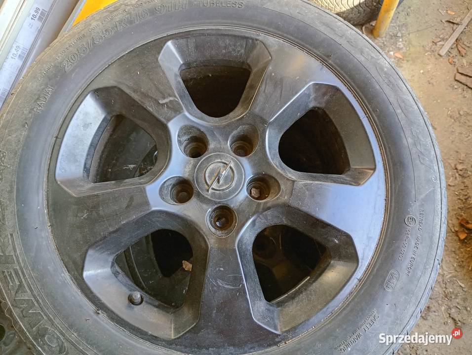 opel vectra c zafira b koła aluminiowe czarne 16 Ożarów