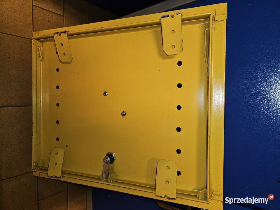 Maskownica metalowa żółta gaz 380x480x25 Zabrze