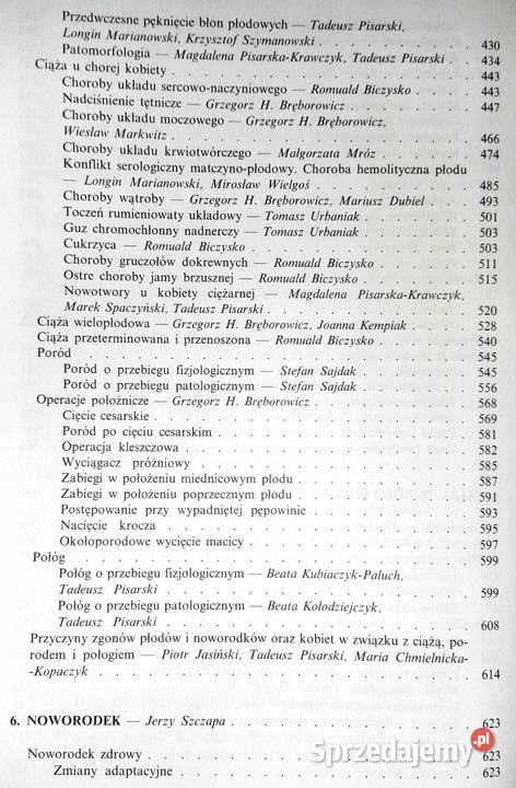Położnictwo i ginekologia Tadeusz Pisarski Rok wydania 2002 lubelskie