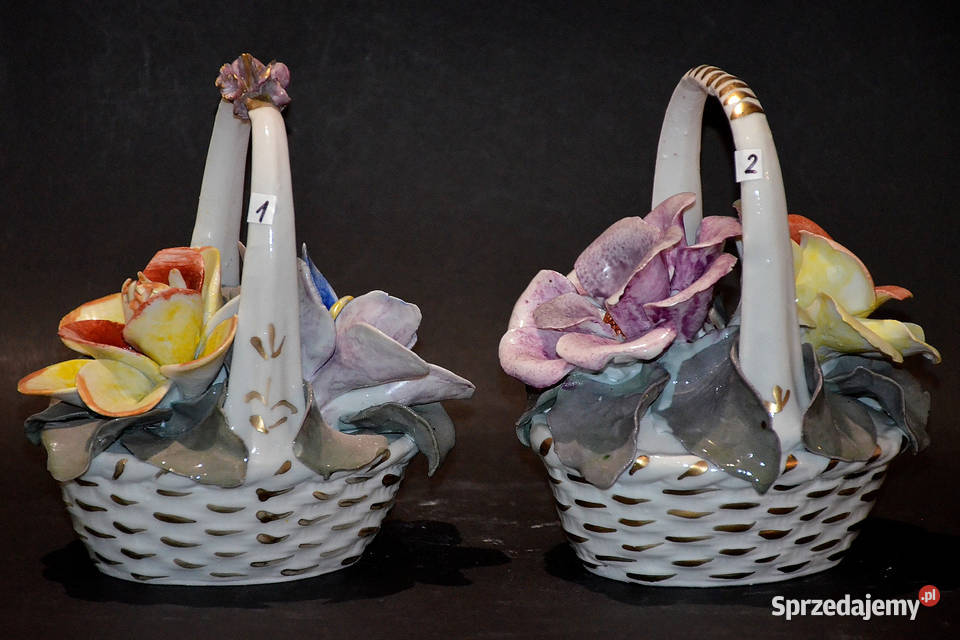 Porcelana Roceram aranżacja kwiatowa kosz Geta Środa Wielkopolska