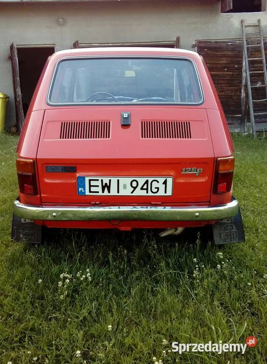 Fiat 126p 1979r nieuszkodzony Wieluń