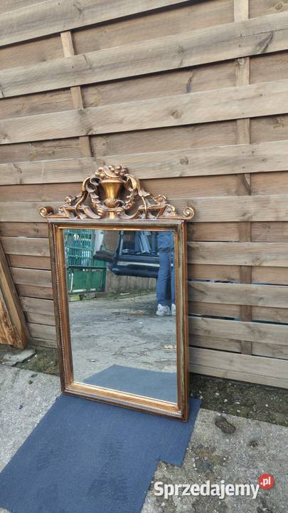 Lustro ozdobne dekoracyjne drewniana rama mazowieckie Warszawa