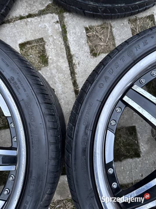 Felgi z rantem 5x112 opony 2453519 24r Audi VW Krępiec