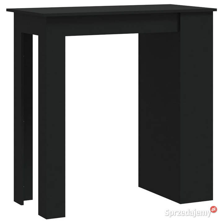 Stolik barowy z półkami czarny 102x50x1035 Warszawa