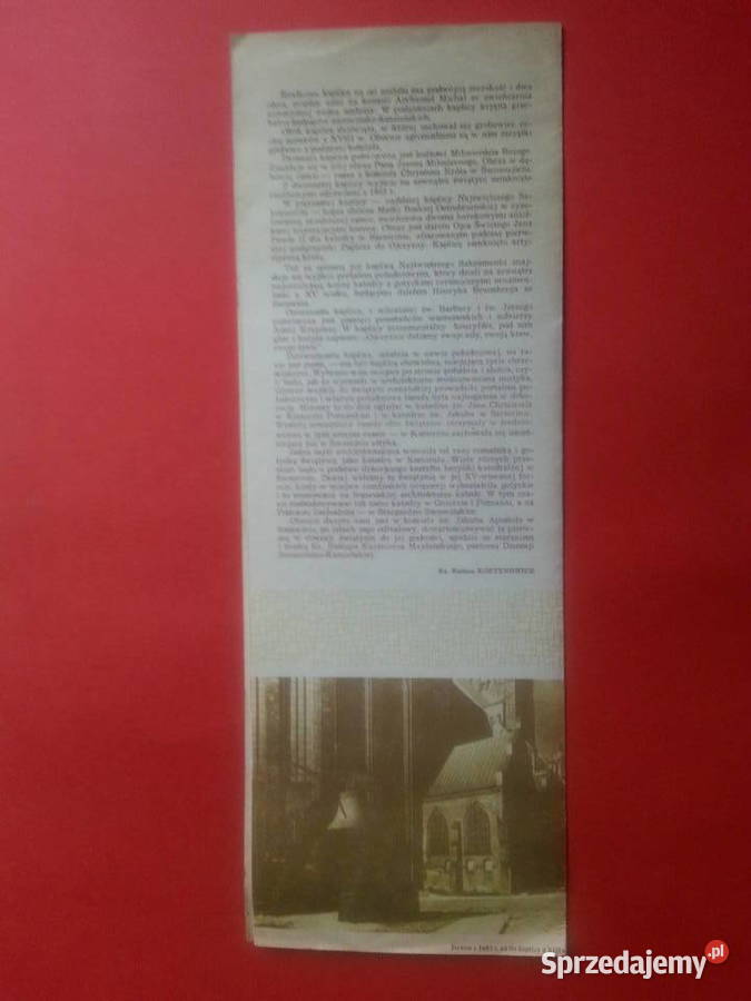 413 Przewodnik Bazylice Katedralnej W Szczecin sprzedam
